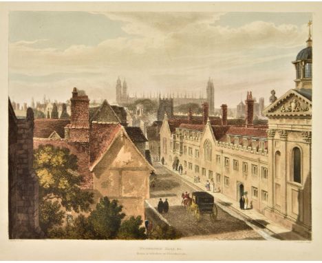 Ackermann (R., publisher). A History of the University of Cambridge, its Colleges, Halls and Public Buildings, 2 volumes, 181