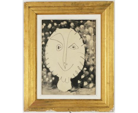 PABLO PICASSO, Tete 2, original lithograph, edn 2500, 1949 printed by Mourlot, 31.5cm x 22.5cm. 