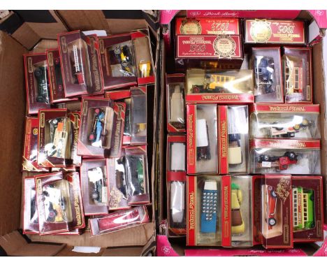 Collection of 50 various boxed Matchbox Models of Yesteryear diecast vehicles, to include Fresh Farm Milk Model AA Ford 1.5 T