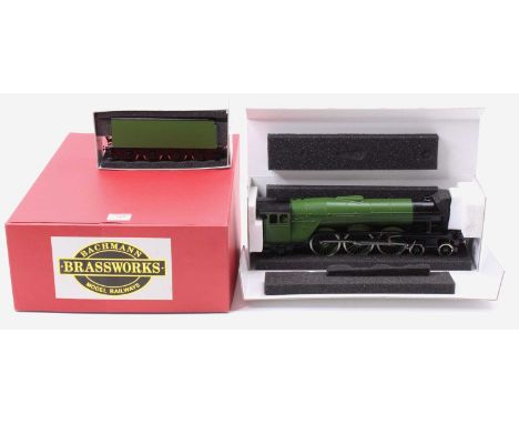 Bachmann Brassworks 0 gauge by Sanchang of China, model of an in-service A3 version Flying Scotsman locomotive and tender, ha