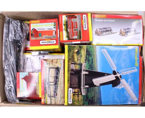 Large box containing new (M) (BM) scenic items, mainly Skaledale: One of each unless stated otherwise: R8786 windmill; R8771 