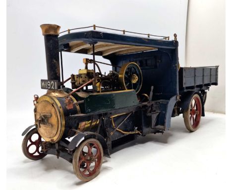 Circa 1922 Paraffin Powered Model Steam Motor Wagon, as detailed in the Model Engineer and Electrician Publications September