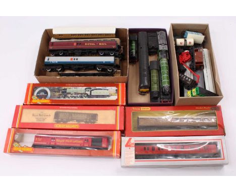 A small collection of 00-gauge mainly Hornby: R053 LNER B17 ‘Manchester United’ LNER green No.2862 (NM) (BG-VG); two R416 Ope