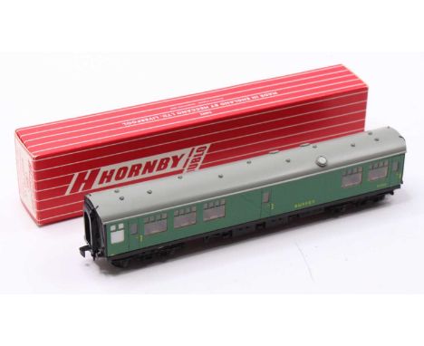 Neverwazza Hornby-Dublo BR(S) Buffet car, green, to match Dublo Southern corridor coaches (M) in red/white Cooper striped box