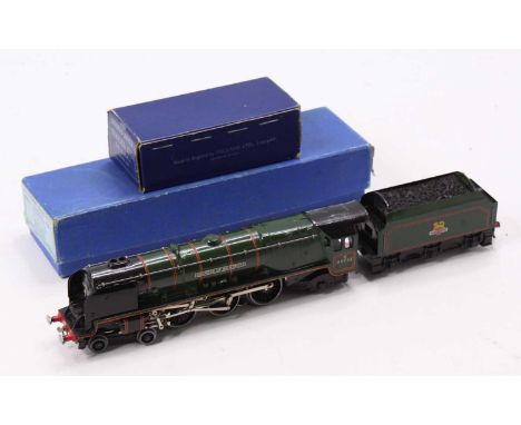 EDL12 Hornby-Dublo 3-rail loco &amp; tender ‘Duchess of Montrose’ BR gloss lined green, small marks to R/h side deflector (NM