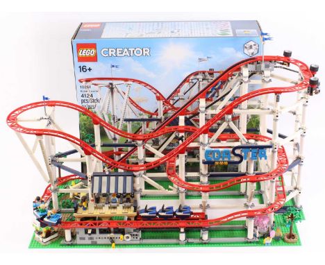A Lego Creator No. 10261 Roller Coaster, constructed example, which has suffered some damage but vendor states complete, mode