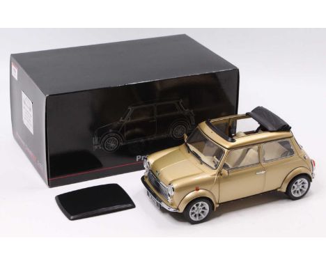 A Premium ClassiXXs 1/12th scale No. 10350 Mini Knightsbridge in sienna gold, a limited edition of 1000 pieces, sold in the o