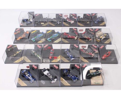 Quartzo, Onyx, and Vitesse boxed model group of 22, with examples including a Quartzo No. 4089 Lotus 78 Mario Andretti, No. 4