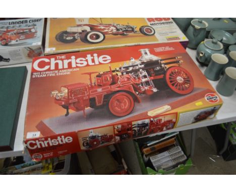 An as new Airfix model kit of The Christie 1911 American steam fire engine 