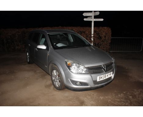 A Vauxhall Astra Design 1.8L petrol auto estate BK08 KYR, date of first registration 15.4.2008, approx. 111,755 miles, MOT 14
