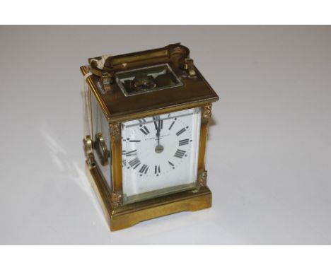 A Sir John Bennett Ltd. of Paris brass cased carriage clock