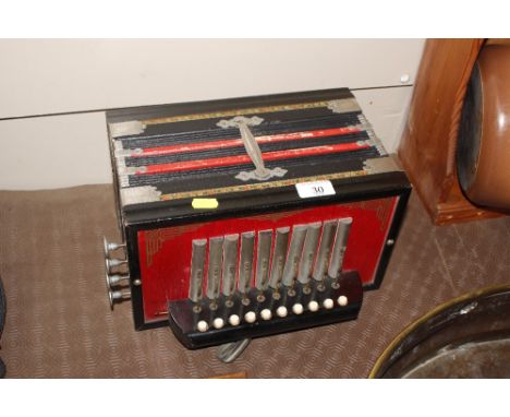 A Neapolitan style accordion Melodian 