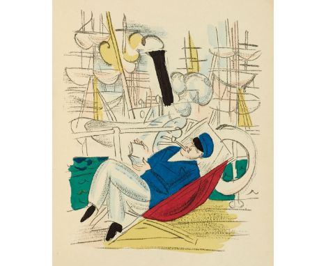 Dufy (Raoul, illustrator). Stephane Mallarme. Madrigaux, editions de la Sirene, Paris, 1920, 25 colour illustrations, first c