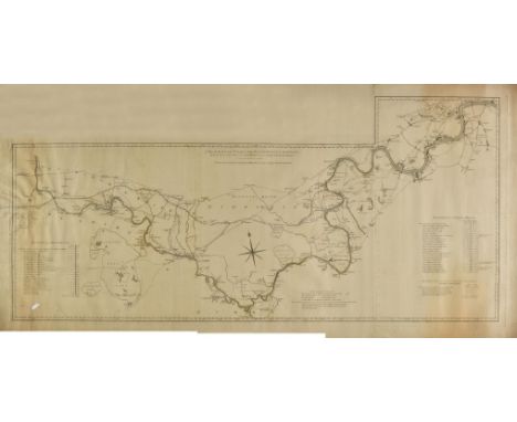 River &amp; Canal maps. Woodthorpe (V.), Plan of the proposed London Canal from a place call'd Hog Hole in the River Thames i