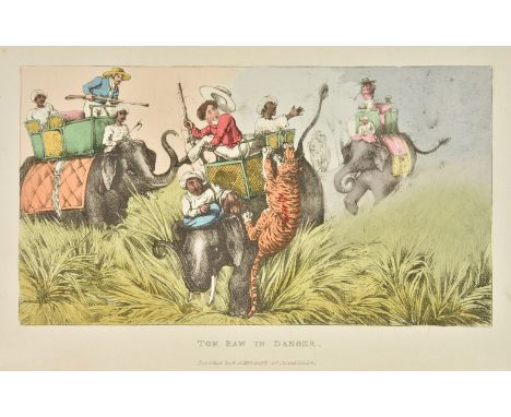 [D'Oyly, Charles]. Tom Raw, the Griffin: A Burlesque Poem in twelve cantos, 1st edition, R. Ackermann, 1828, half-title, 25 h