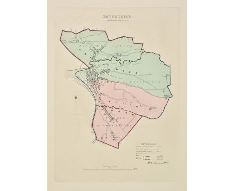 Dawson (Lt. R. K.., Royal Engineers). Plans of the Municipal Boroughs of England and Wales; Showing their Boundaries and Divi