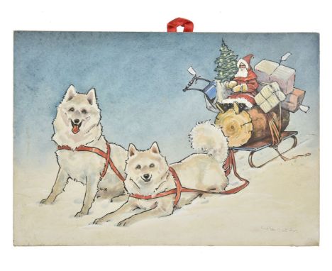 Ambler (Christopher Gifford, 1886-1965). Four original drawings of animals, the first in pen, ink &amp; watercolour, depictin