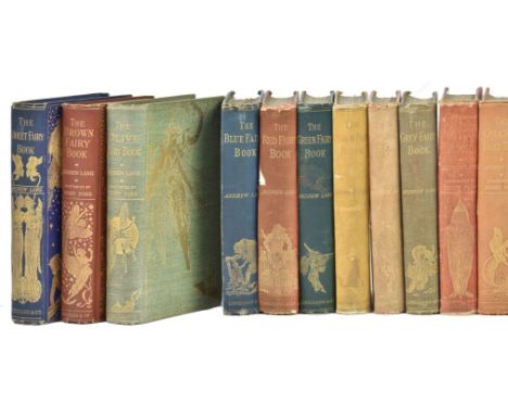 Lang (Andrew). The Fairy Books, 12 volumes, 1st editions, Longmans, Green, and Co., 1889-1910, a complete 1st editions set of