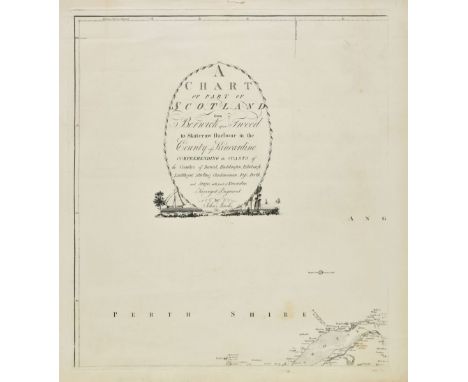 Scotland. Ainslie (John). A chart of part of Scotland from Berwick upon Tweed to Skateraw Harbour in the County of Kincardine