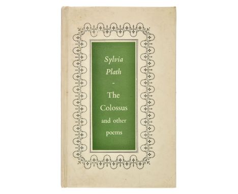 Plath (Sylvia). The Colossus, 1st edition, Heinemann, 1960, library stamps to title verso and final leaf, adhesion residue ma