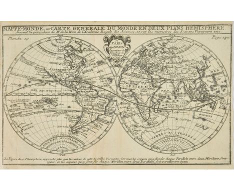 Bion (Nicolas). L'Usage des Globes Celeste et Terrestre et des Spheres suivant les differens systemes du monde, 3rd edition, 