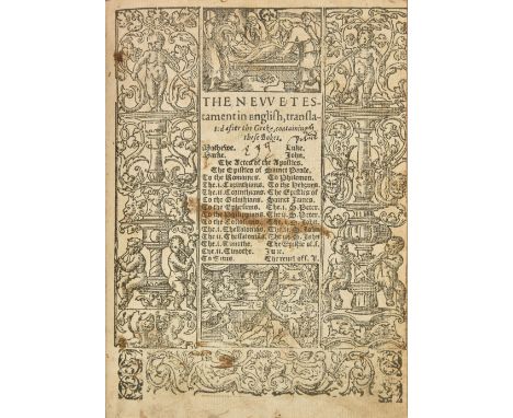 Bible [English]. [The Bible in English, that is to say: The content of all the holy Scripture, both of the olde and newe Test
