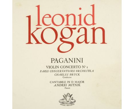 Classical Records. Collection of approximately 100 classical records and 19 box sets, including Violin Concerto No 1 by Pagan