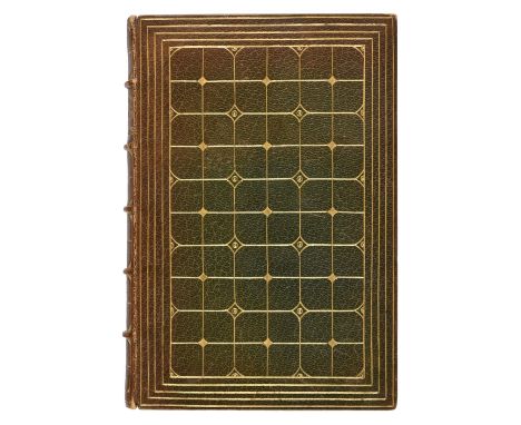 Binding. Shakespeare's Sonnets, Reprinted from the Edition of 1609, Hacon &amp; Ricketts, [Vale Press], 1899, wood engraved b