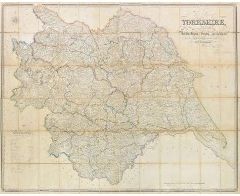 Yorkshire. Hobson (William Colling), This Map of Yorkshire is most respectfully dedicated to the nobility, clergy, gentry, la