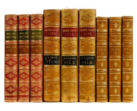 Eliot (George). The Mill on the Floss, 3 volumes, 1st edition, William Blackwood and Sons, 1860, half-titles, volume 1 retain