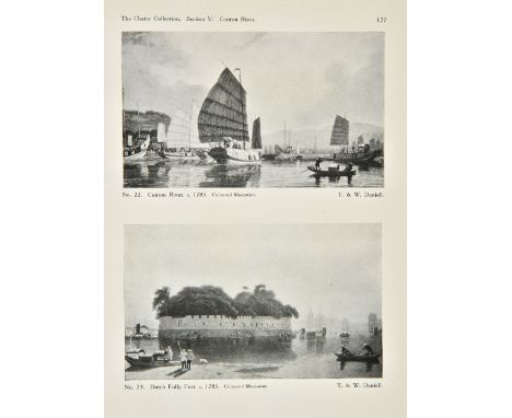 Orange (James). The Chater Collection. Pictures relating to China, Hong Kong, Macao, 1655-1860, Thornton Butterworth, 1924, a