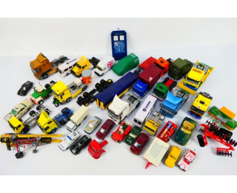 Solido - Corgi - Siku - Maisto - Joal - Matchbox. A quantity of diecast vehicles appearing in Playworn condition, decals, mag