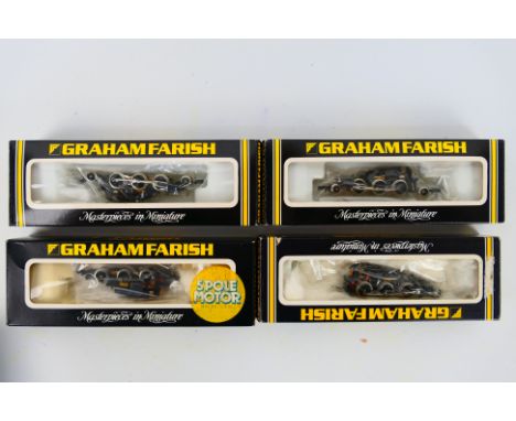 Graham Farish - Four boxed Graham Farish N gauge motorised chassis. Lot consists of Graham Farish #1609 'Prairie' (x2); #1109