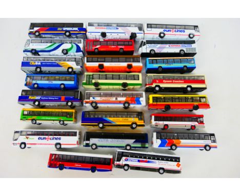 EFE - Corgi Original Omnibus - 23 unboxed diecast 1:76 buses / coaches. Lot includes Corgi OO 42905 Optare Delta P.M.T.; EFE 