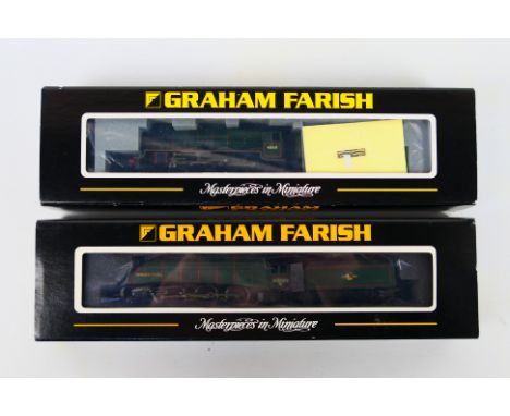 Graham Farish - Two boxed N gauge DCC READY steam locomotives and tenders from Graham Farish including, Graham Farish 372-476