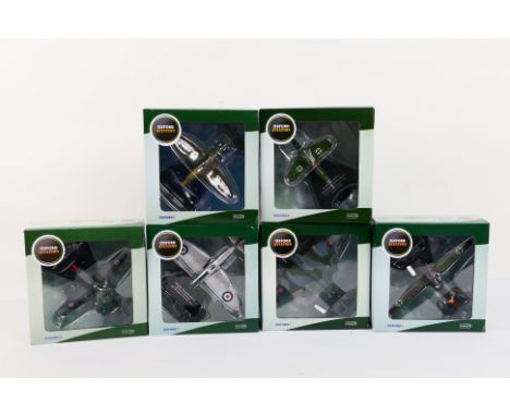 Oxford Aviation - 6 x boxed 1:72 scale models 'Front Line Fighters', all different, all appear mint in nm (or better) origina