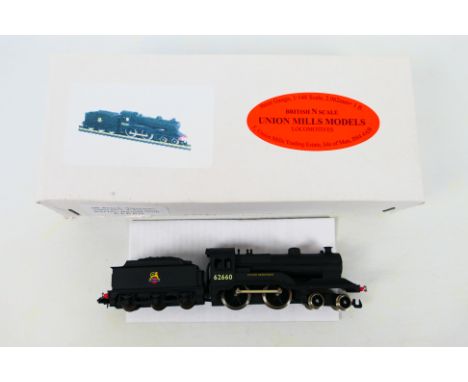 Union Mills Models - A boxed N gauge Union Mills Models BR Black 'Director' Class D11 4-4-0 steam locomotive and tender Op. N