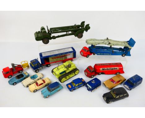 Corgi - A group of unboxed models including Corporal Erector Vehicle # 666, Euclid TC-12 Tractor # 1103, Bedford Tanker # 111