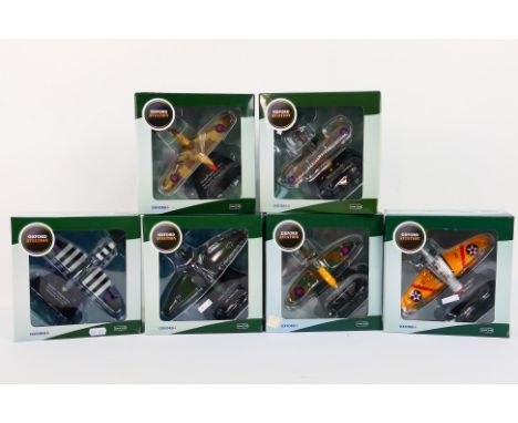 Oxford Aviation - 6 x boxed 1:72 scale models 'Front Line Fighters', all different, all appear mint in nm (or better) origina