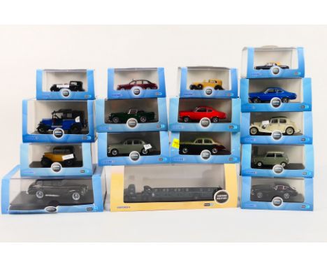 Oxford Automobile  Company - a collection of eleven 1:43 scale and four 1:76 scale model motor vehicles, also one Oxford Mili