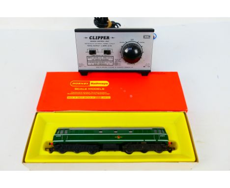 Hornby - H And M - A boxed OO gauge Brush Type 2 Diesel Electric loco # R.357 and an unboxed H And M Clipper power control un