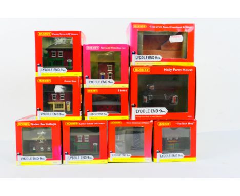 Hornby Lyddle End - 10 boxed Hornby 'Lyddle End' N gauge scenic buildings. Lot includes Hornby Lyddle End N8576 Coal Drop Bas
