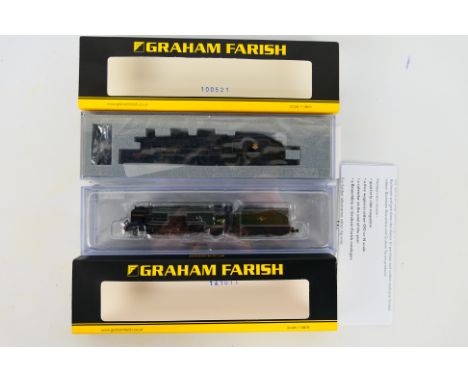 Graham Farish - Two boxed N gauge steam locomotives and tenders from Graham Farish including, Graham Farish 372-136 Class Bla