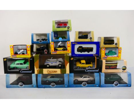 Oxford Automobile Company - 18 off scale model motor vehicles comprising 11 off 1:76 scale models and 7 off 1:43 scale models