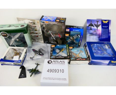 Corgi Aviation Archive, Oxford Aviation and other - 9 off model aircraft to include Hawker Hunter # AA32701, Oxford Aviation 