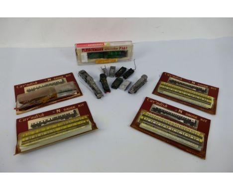 Langley - Fleischmann - Cav'ndish - Others - A group of unboxed built and part built N gauge locomotives with some boxed N ga