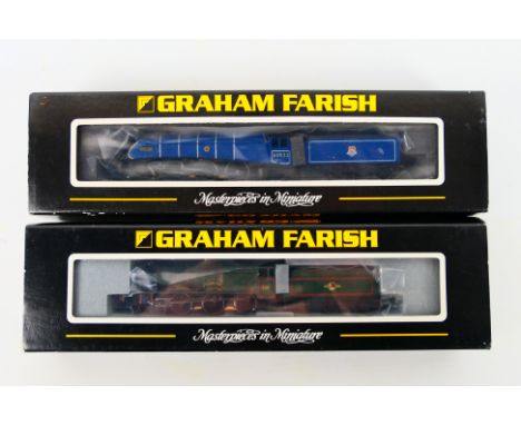 Graham Farish - Two boxed N gauge steam locomotives and tenders from Graham Farish including, Graham Farish 372-351 Class A4 