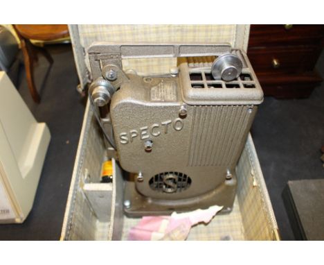 A Specto projector in carrying case