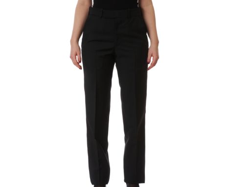 NO RESERVE ALEXANDER MCQUEEN BLACK SUIT TROUSERSCondition grade B+.Size Italian 44. 80cm waist, 118cm length. Black trousers 