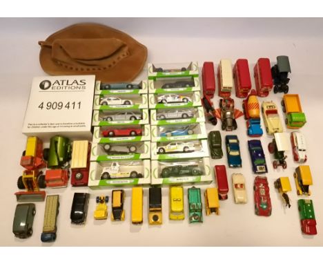 Corgi, Atlas &amp; Similar, a unboxed and boxed Group of Commercial Vehicles. Includes Mobil Series with others. Although unc
